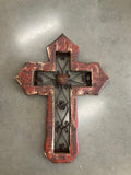 Hanging cross: Rust Red