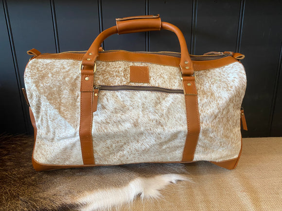 Cowhide Overnight Bag #001414