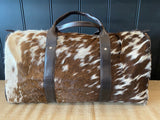 Cowhide Overnight Bag #005