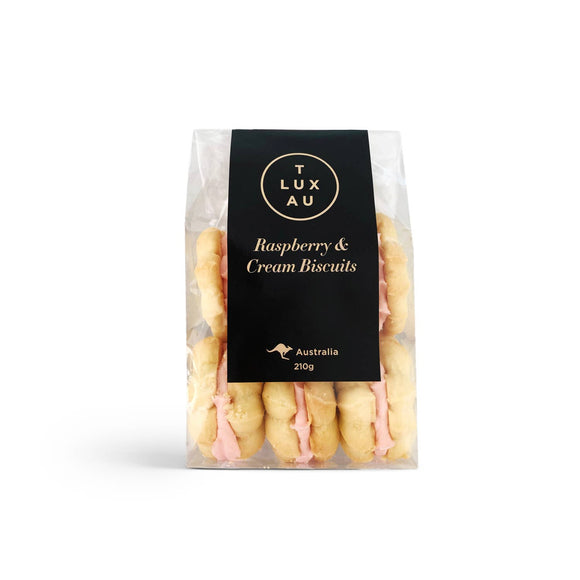 Large - Raspberry & Cream Biscuits 210g
