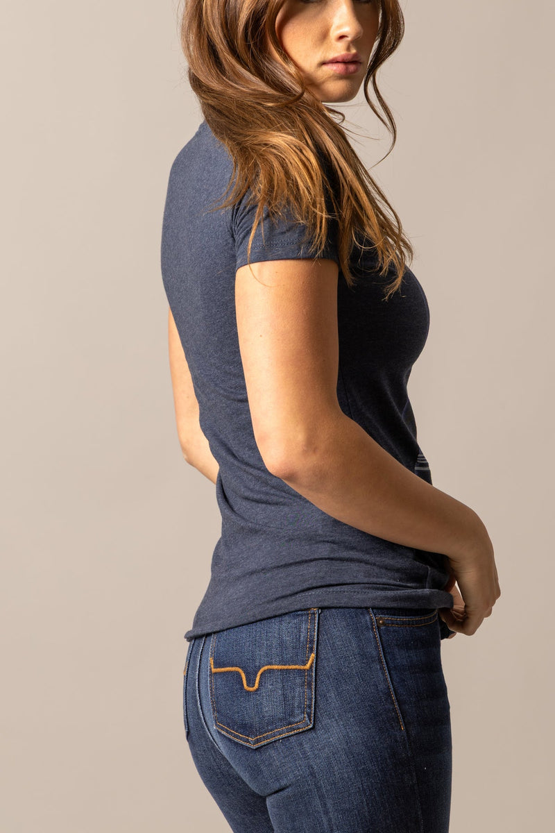 Kimes Ranch Round Up Tee Midnight Navy The Tack House