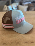 TDC Trucker Hat - Light Sage / Pink