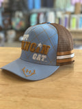 TDC Trucker Hat - Blue/Bronze loop