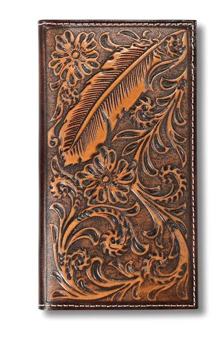Ariat Rodeo Feather Embossed - Accessories Wallet - A3557502
