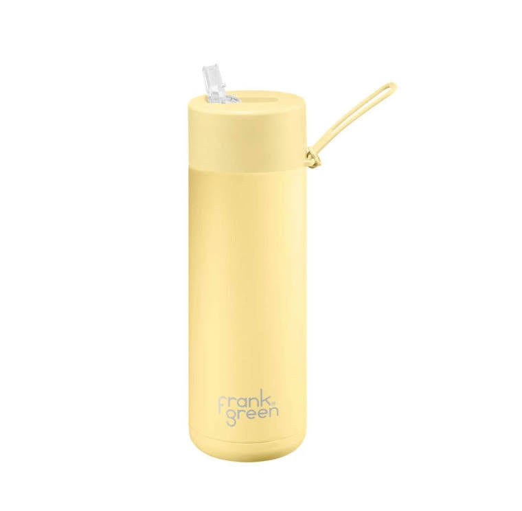 Frank Green Ceramic Reusable Bottle 20oz Buttermilk The Tack House