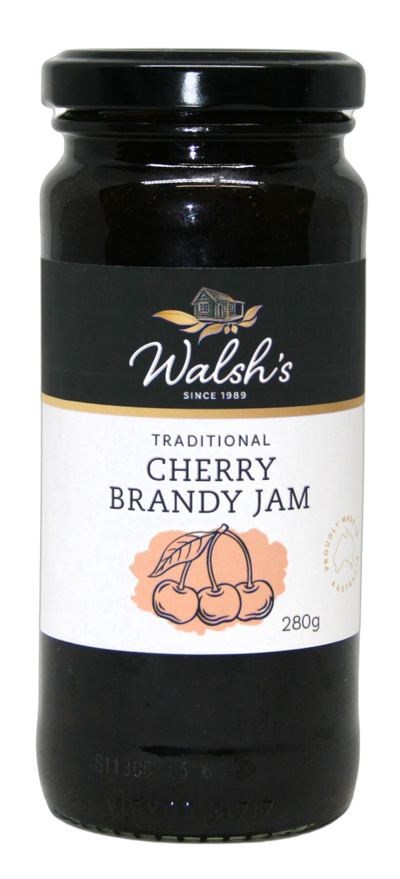 Cherry Brandy Jam - 280g Round Jar