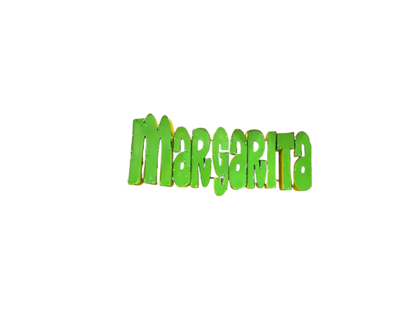 Margarita metal sign