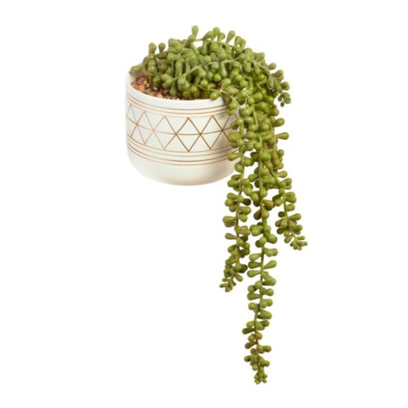 String Pearls Artificial Plant in Ceramic Pot