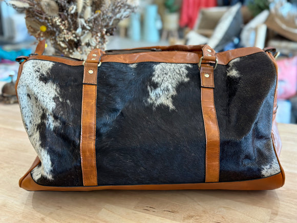 Cowhide Overnight Bag #0017