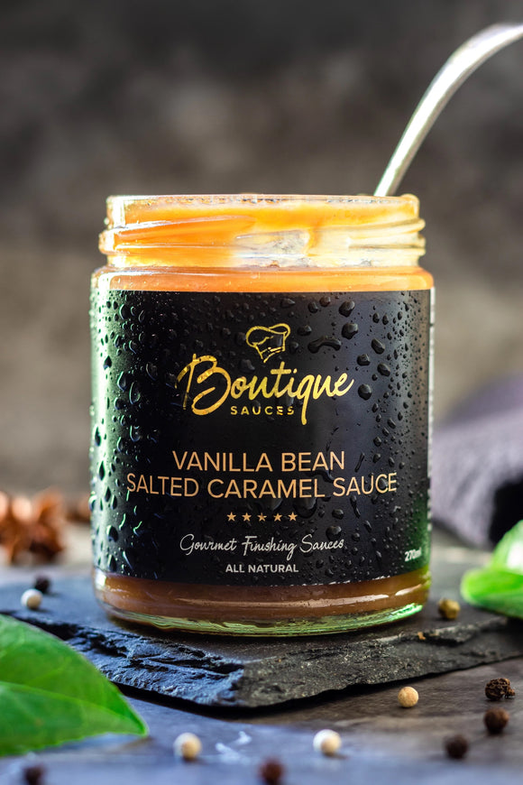 Boutique Sauces - Vanilla Bean Salted Caramel