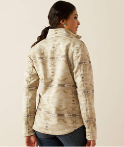 Ariat New Team Softshell Print Jacket - SANDSTONE SOUTHWEST PRINT