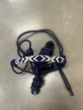 Beaded Rope Halter - Navy BRHN002