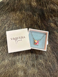 Vaquera Square Necklace Pink Dahlia - MBR9