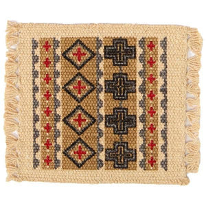 Cotton Stencil Coaster-Southwest Design