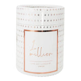 Wooden wick Candle - 1 Million  - Rose Gold Luxe edition