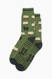 Black Sheep Bamboo Socks in Green