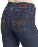 ROCK N ROLL DENIM MID RISE BOOT STITCH TROUSERS