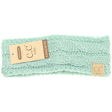 KIDS Solid Cable Knit CC Head Wrap HW20KIDS: Teal