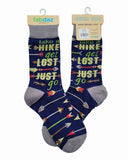 Take a Hike, Get Lost, Just Go Women's Crew Socks
