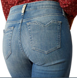 ARIAT WOMENS HIGH RISE SLIM TROUSER CLAIR ANAHEIM JEAN