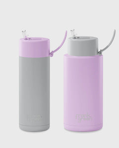 Double Hydration Gift Set - Lilac Haze / Harbour Mist (Straw Lid)