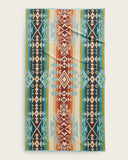 Pendleton Beach Towel - OVERSIZED JACQUARD TOWEL HIGHLAND PEAK AQUA