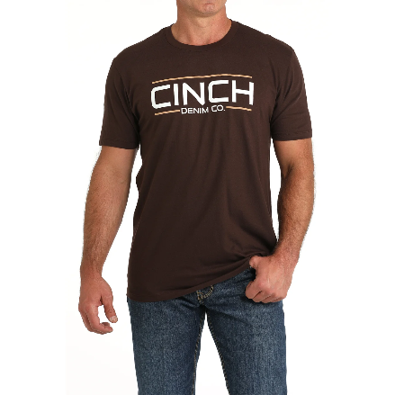 Cinch Men's Brown Logo Graphic Short Sleeve T-Shirt MTT1690646
