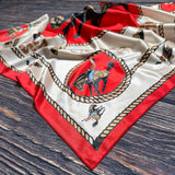 AVS840 WILD WEST RODEO PRINT SILK 36X36