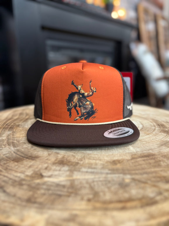 Kimes Ranch WINNING RIDE Trucker Cap -  Burnt Orange