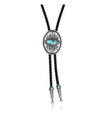 Boot Stitch Turquoise Bolo Tie - BT6604