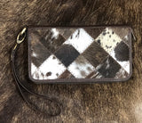 Cowhide Wallet - Single Zip - CWSZ003