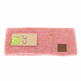 Soft Ribbed Leather Patch C.C. Head Wrap HW9021