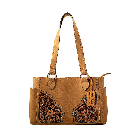 Ariat Women's Sierra Satchel - Roughout Tan