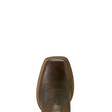 Ariat Men's Captivate Wide Square Toe Western Boot - DARK BROWN/PEANUT BUTTER