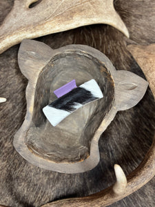 Cowhide Hair Clip