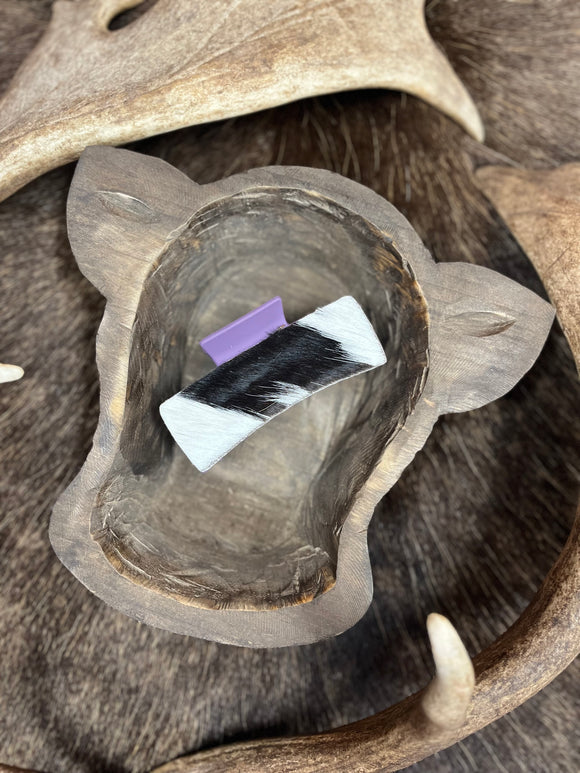 Cowhide Hair Clip