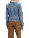 Levi Original Sherpa Trucker Jacket in Weekend Want