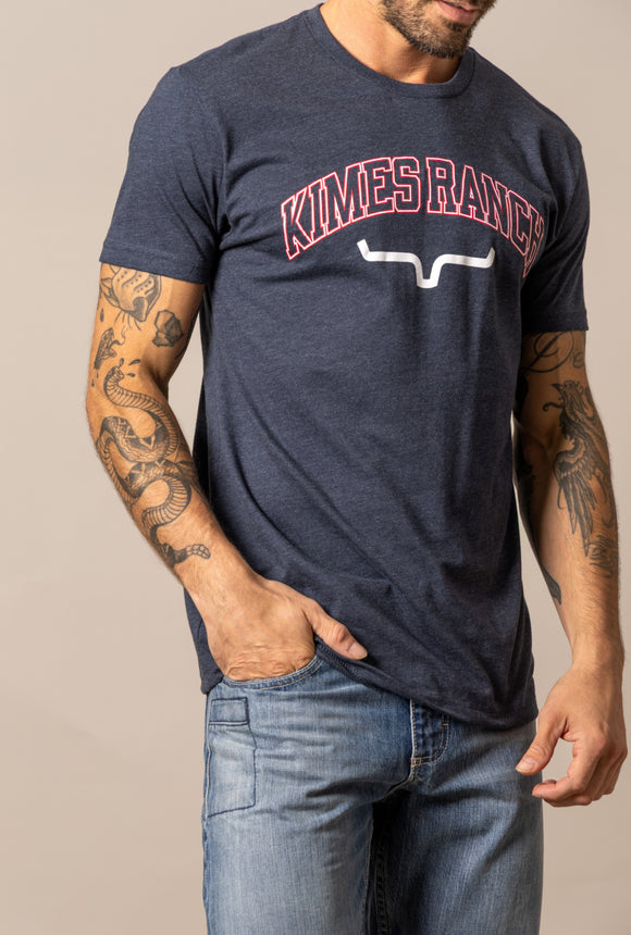 Kimes Ranch University Tee - Midnight Navy