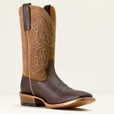 Ariat Mens Preston Wide Square Toe Cowboy Boot - ROASTED COFFEE|RUSTIC ALMOND 10074237