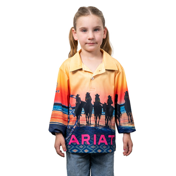 Ariat Kid's Fishing Shirt - Coastal Cowgirl