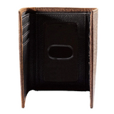 Ariat Men's Trifold Style Wallet Bug Stitch - Brown - A3563402