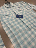 Panhandle Slim Mens Pearl Snap - Turquoise 86