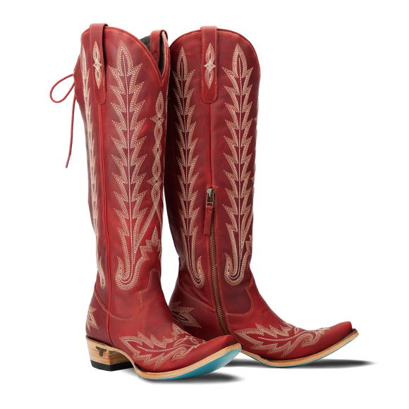 LEXINGTON KNEE HIGH CORSET - SMOLDERING RUBY