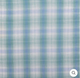 JUST COUNTRY
Infant's Frankie Short Sleeve Full Button Jumpsuit - Riviera Blue & Sea Green Plaid