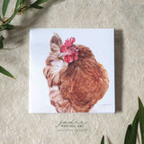 Bessie Struts her Stuff- Greeting Card
