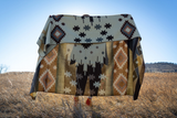 Andean Alpaca Wool Blanket - Mojave - Brown