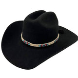 Horsehair Beaded Hat Band - Star