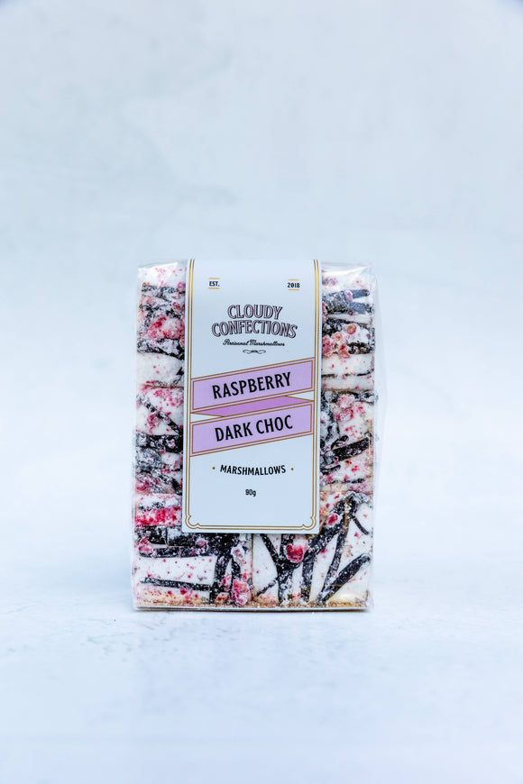 Raspberry Dark Chocolate Marshmallows