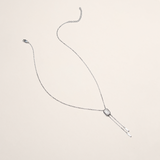 Hayden Bolo Tie Necklace - Silver