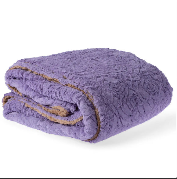 Cosy Blanket - Lavender / Linen GS31T